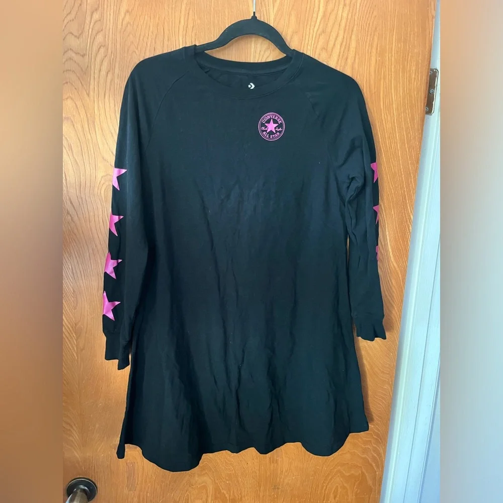Converse long sleeve midi dress XL